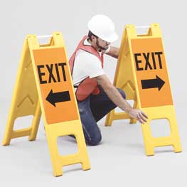 Folding Barricade Signs