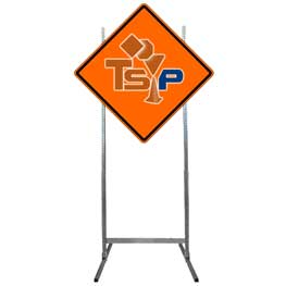 Tubular Sign Stands