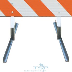 Steel Type 3 Barricade Frame Only, Breakaway or Welded - TIIIW-WFA-KIT (Options: Welded Angle)