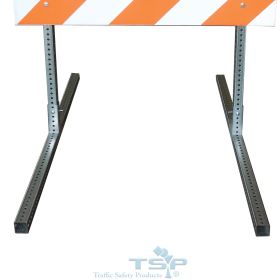 Steel Type 3 Barricade Frame Only, Breakaway or Welded - TIIIW-WFT-KIT (Options: Welded Telespar)