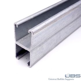 Unistrut P1001-05HG: 1-5/8" x 3-1/4", 12 Gauge Double Channel, Solid, 5 Foot, Hot-Dip Galvanized