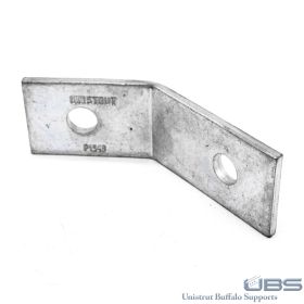 Unistrut P1546 EG 45 Degree Bracket - P1546-EG (Options: Electro-Galvanized)