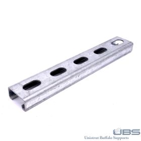Unistrut P4100T Slotted Shallow Strut, 14 Ga, 10 FT, Pre-Galv - P4100T-10PG (Options: Pre-Galvanized Zinc, 10 Feet)
