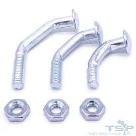 5/16" Jam Nut for Sqaure Sign Post Corner Bolts - JNH516-Z