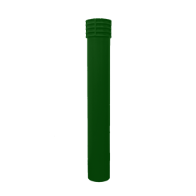 Lighthouse 6.5" x 50" Decorative Bollard Cover, Green