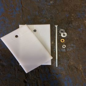 TTMA Hardware Kit - Shear Bolt, Nut, Washer & Plastic Guice Plate