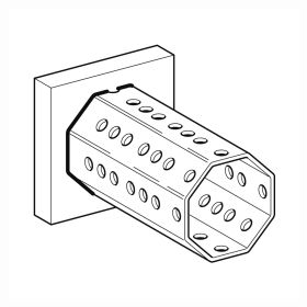 Weld Adapter ASA F 100 Octagon GPL 8kt - SK113080