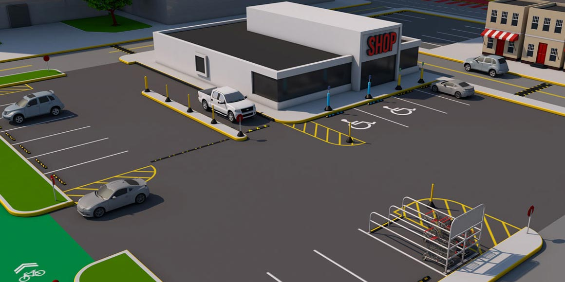 RubberForm Parking Lot Safety Products